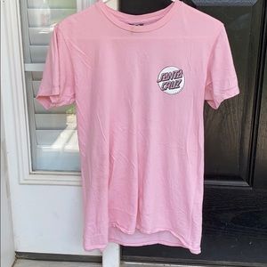 Light pink Santa Cruz shirt